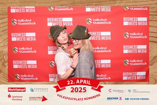 Foto: Jürgen Friedrich. Alle Bilder vom fünften "Business meets Media" in der Metropolregion, diesmal bei "Gigerlas" Lössel auf dem Nürnberger Frühlingsvolksfest.