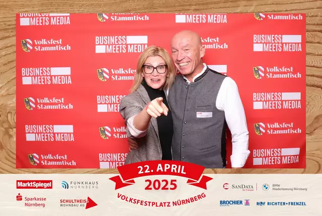 Foto: Jürgen Friedrich. Alle Bilder vom fünften "Business meets Media" in der Metropolregion, diesmal bei "Gigerlas" Lössel auf dem Nürnberger Frühlingsvolksfest.
