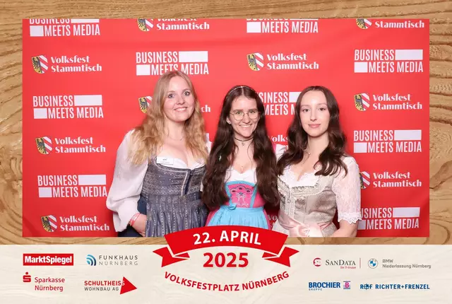 Foto: Jürgen Friedrich. Alle Bilder vom fünften "Business meets Media" in der Metropolregion, diesmal bei "Gigerlas" Lössel auf dem Nürnberger Frühlingsvolksfest.