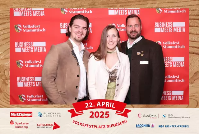 Foto: Jürgen Friedrich. Alle Bilder vom fünften "Business meets Media" in der Metropolregion, diesmal bei "Gigerlas" Lössel auf dem Nürnberger Frühlingsvolksfest.