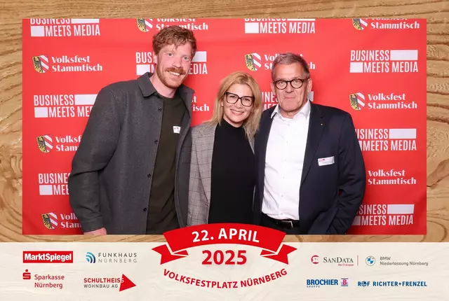 Foto: Jürgen Friedrich. Alle Bilder vom fünften "Business meets Media" in der Metropolregion, diesmal bei "Gigerlas" Lössel auf dem Nürnberger Frühlingsvolksfest.