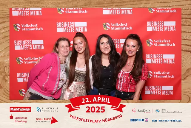 Foto: Jürgen Friedrich. Alle Bilder vom fünften "Business meets Media" in der Metropolregion, diesmal bei "Gigerlas" Lössel auf dem Nürnberger Frühlingsvolksfest.