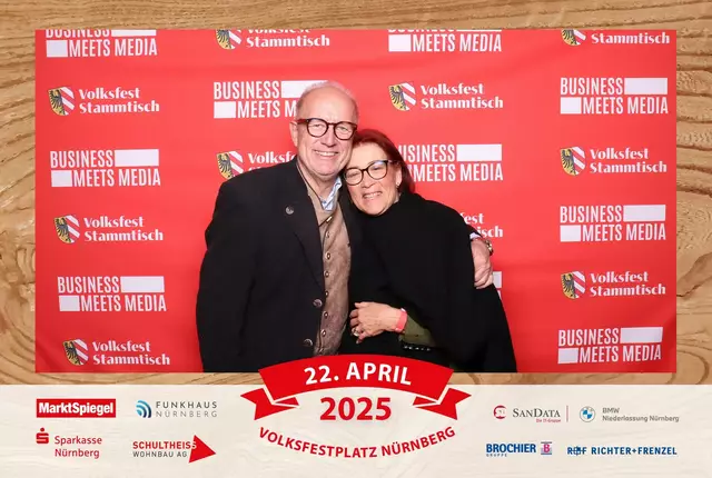 Foto: Jürgen Friedrich. Alle Bilder vom fünften "Business meets Media" in der Metropolregion, diesmal bei "Gigerlas" Lössel auf dem Nürnberger Frühlingsvolksfest.