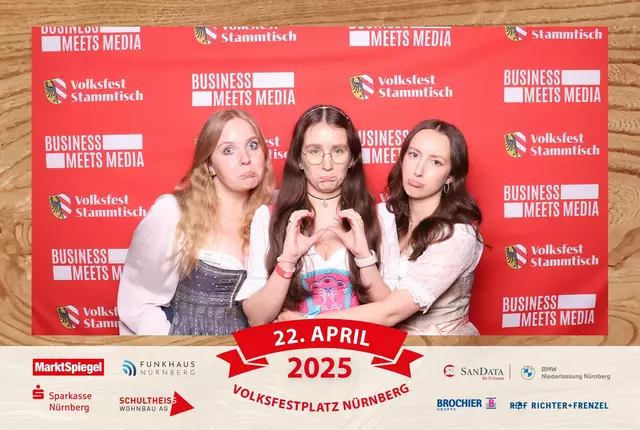Foto: Jürgen Friedrich. Alle Bilder vom fünften "Business meets Media" in der Metropolregion, diesmal bei "Gigerlas" Lössel auf dem Nürnberger Frühlingsvolksfest.