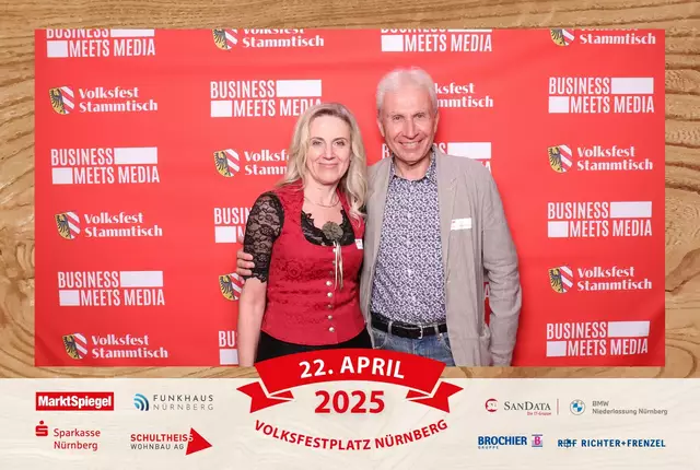 Foto: Jürgen Friedrich. Alle Bilder vom fünften "Business meets Media" in der Metropolregion, diesmal bei "Gigerlas" Lössel auf dem Nürnberger Frühlingsvolksfest.
