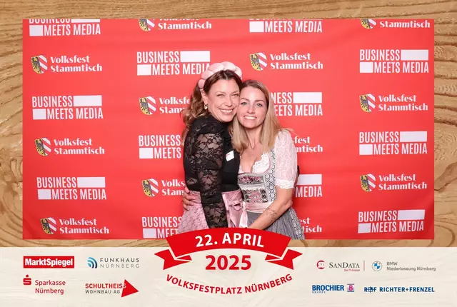 Foto: Jürgen Friedrich. Alle Bilder vom fünften "Business meets Media" in der Metropolregion, diesmal bei "Gigerlas" Lössel auf dem Nürnberger Frühlingsvolksfest.