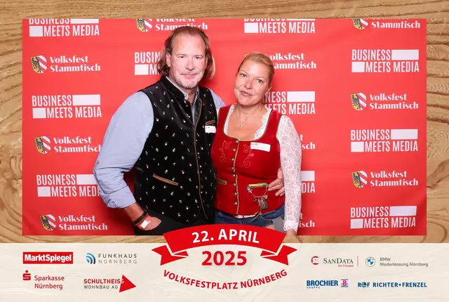 Foto: Jürgen Friedrich. Alle Bilder vom fünften "Business meets Media" in der Metropolregion, diesmal bei "Gigerlas" Lössel auf dem Nürnberger Frühlingsvolksfest.