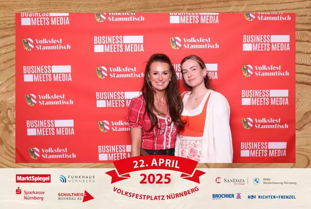Foto: Jürgen Friedrich. Alle Bilder vom fünften "Business meets Media" in der Metropolregion, diesmal bei "Gigerlas" Lössel auf dem Nürnberger Frühlingsvolksfest.