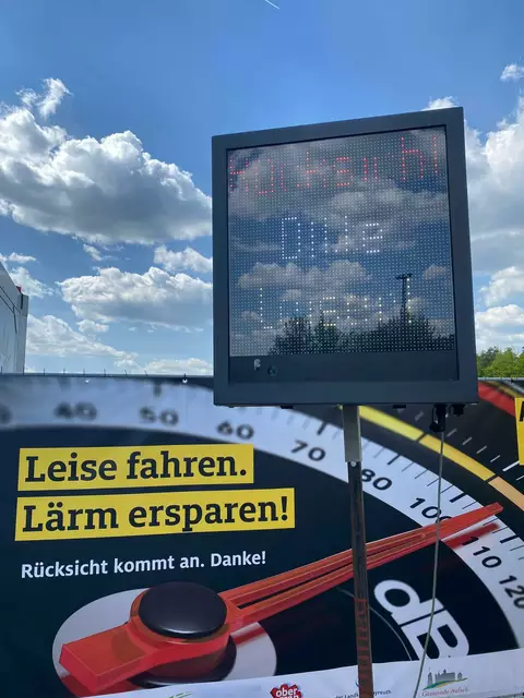 Kampagne gegen Verkehrslärm in der Fränkischen Schweiz.  | Foto: Nicole Fuchsbauer