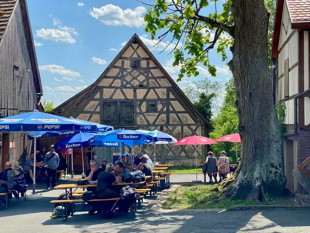 Idyllisches Kati Bräu in Heckenhof - der Treffpunkt für alle Biker, Radfahrer und Wanderer.  | Foto: Nicole Fuchsbauer
