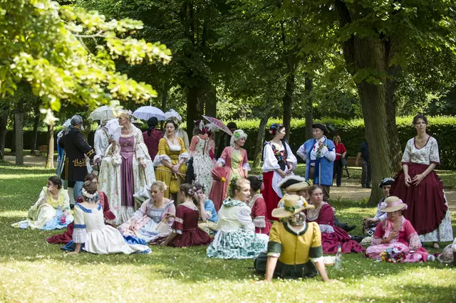 Fürstliche Gartenlust im Hofgarten, Ansbach, Romantisches Franken. 


 | Foto: © Hermann Zacher