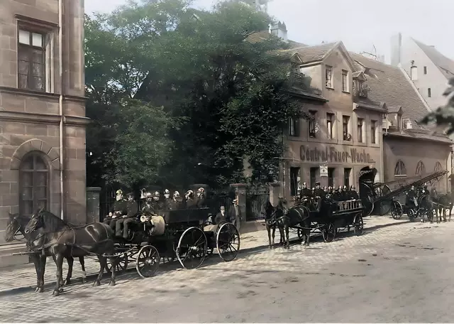 Berufsfeuerwehr Nürnberg feiert das 150. Jubiläum.  | Foto: Altstadtfreunde/Archiv