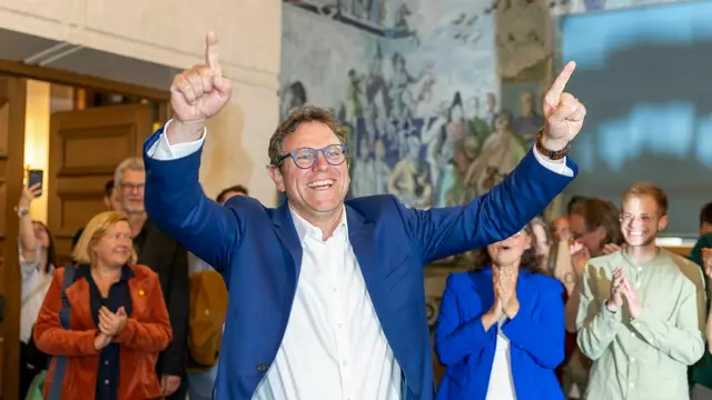 Martin Heilig wird Oberbürgermeister in Würzburg. | Foto: Heiko Becker/dpa