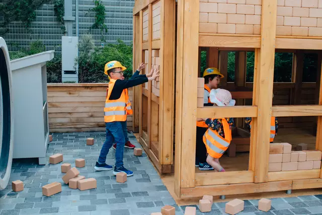 Mitbauen und Entdecken auf der Baustelle im PLAYMOBIL-FunPark. | Foto: PLAYMOBIL-FunPark