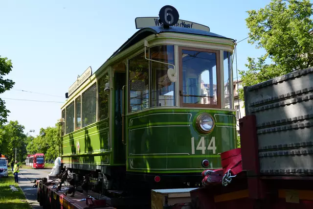 Am 12. Juni kam der Zeppelinwagen wieder in Nürnberg an.
 | Foto: © VAG – Isabell Reuter