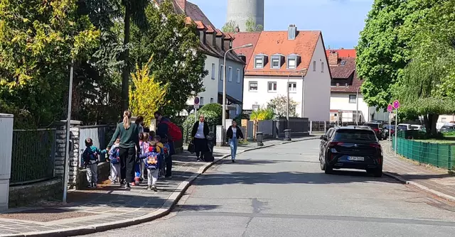 Foto: Horst Wiesner. Das Foto zeigt die Situation in der Crailsheimer Straße in Nürnberg.