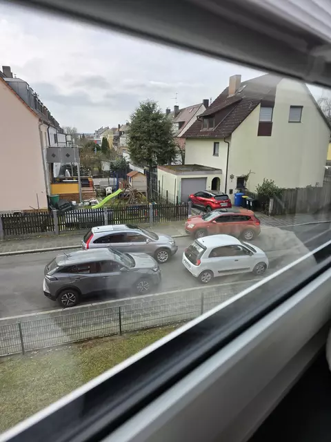 Foto: Horst Wiesner. Das Foto zeigt die Situation in der Crailsheimer Straße in Nürnberg.