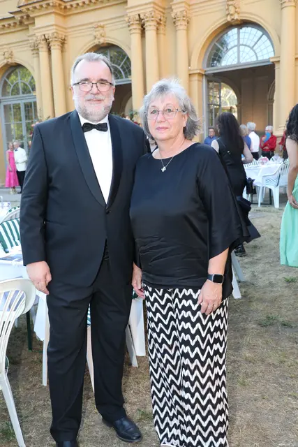 Der Aufsichtsratschef von Thyssenkrupp und frühere BDI-Chef Siegfried Russwurm und Gattin Susanne.