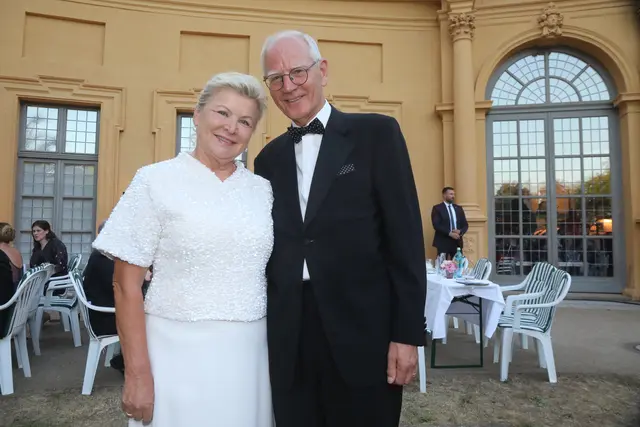 Alt-OB und Ehrenbürger von Erlangen Prof. Siegfried Balleis und Gattin Angelika.