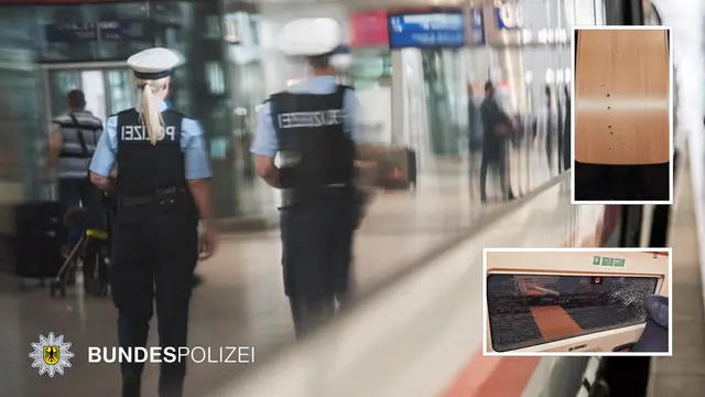 Zerstörung im ICE von Berlin nach München. Müsste eigentlich jemand mitbekommen haben - die Bundespolizei sucht dringend Zeugen.  | Foto: Bundespolizei