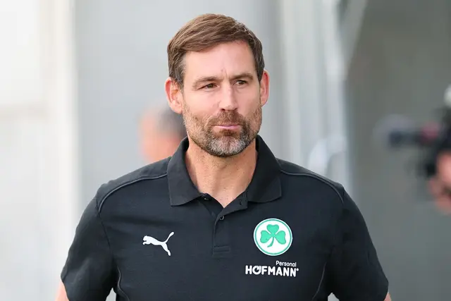 Greuther Fürth und Thomas Kleine haben ihren ersten Test gewonnen. | Foto: Daniel Karmann/dpa