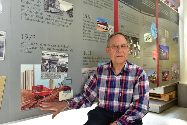 Ernst Wentzel hat den U-Bahn-Betrieb in Nürnberg geplant und lange Zeit verantwortet.
 | Foto: © VAG – Claus Felix