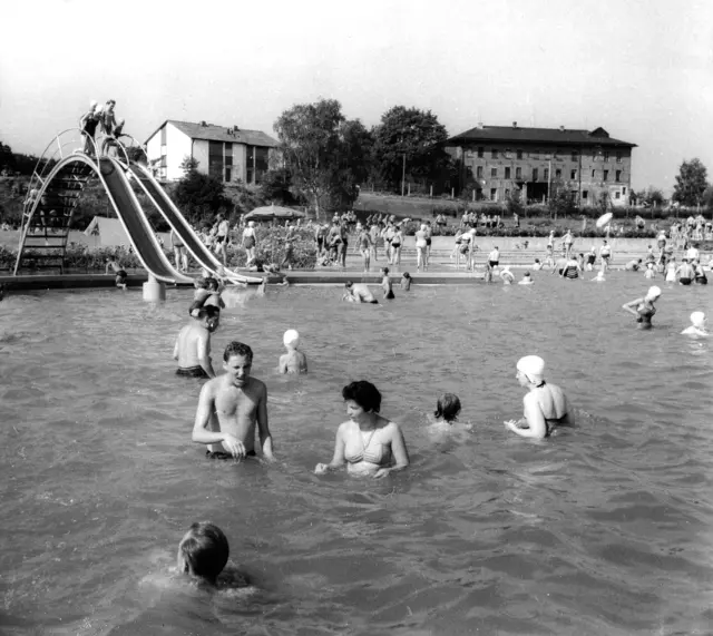 Das Scherbsgrabenbad im Jahr 1959. | Foto: Stadtarchiv Fürth