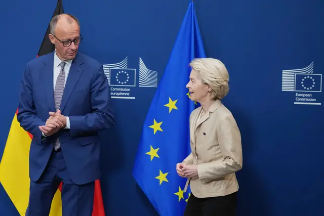 Die Bundesregierung wird den Haushaltsvorschlag der Kommission «nicht akzeptieren können», teilte der Regierungssprecher mit.  | Foto: Virginia Mayo/AP/dpa