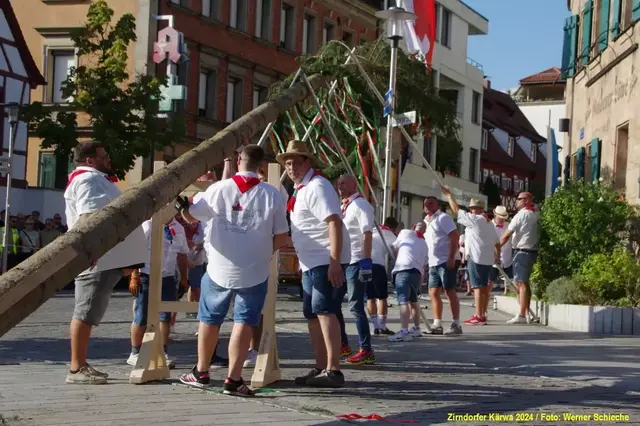 Foto: Werner Schieche. Die Kärwa dauert 2025 vom 22. bis 26. August.