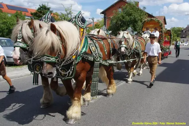Foto: Werner Schieche. Die Kärwa dauert 2025 vom 22. bis 26. August.