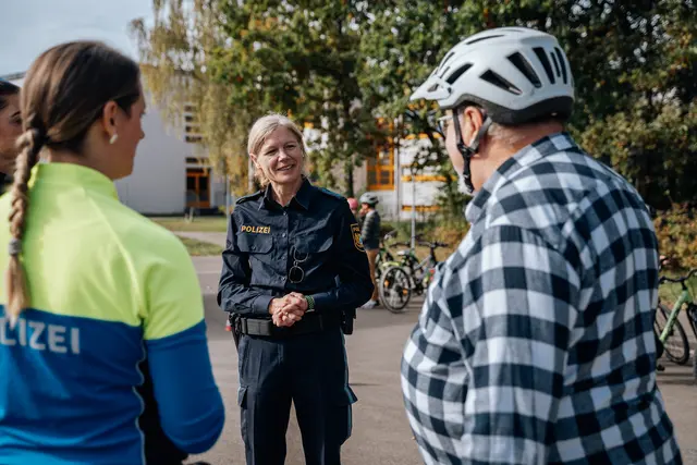 Experten der Polizeiinspektion geben Hilfestellung für den sicheren Umgang mit Pedelec oder E-Bike. | Foto: © Polizeipräsidium Mittelfranken