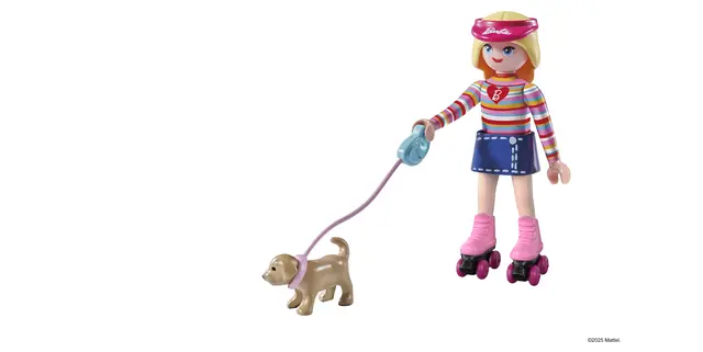 Barbie® wird Teil der Playmobil-Welt. | Foto: ©2025 Mattel.