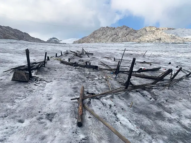Der Lift ruhte jahrzehntelang im Eis. | Foto: Alex Seebacher/Dachstein Gletscherbahn Ramsau/dpa