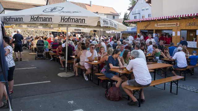 Ein Biergarten gehört zur fränkischen Gemütlichkeit. | Foto: Stadt Langenzenn
