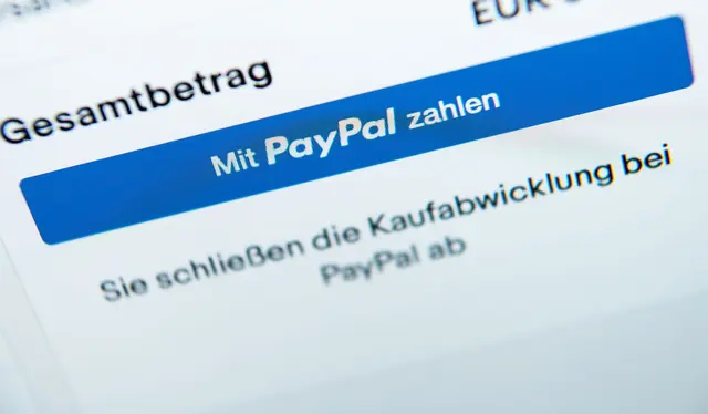 Bei Paypal sind Sicherheitssysteme ausgefallen, die betrügerische Lastschriften herausfiltern sollen. | Foto: Silas Stein/dpa