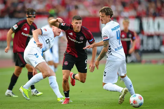 Der 1. FC Nürnberg hat den ersten Punkt in dieser Zweitliga-Saison erkämpft. | Foto: Daniel Karmann/dpa