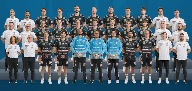 Der HC Erlangen (aktuelles Foto Saison 2025/26) hat mittlerweile auch einige Spieler aus der eigenen HCE-Jugend im Team | Foto: HC Erlangen