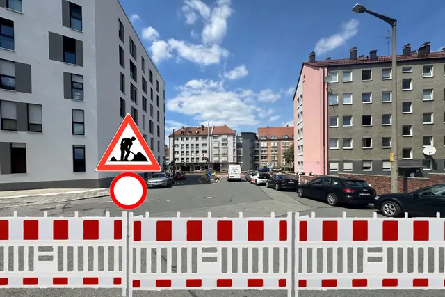 Der Servicebetrieb Öffentlicher Raum Nürnberg (SÖR) setzt die Planungen des städtischen Verkehrsplanungsamts um und baut von Mitte September bis Ende November 2025 die westliche Frankenstraße zu einer Fahrradstraße mit angepassten Vorfahrtsregeln um.
https://www.nuernberg.de/internet/soer_nbg/frankenstrasse.html
 | Foto: © Stadt Nürnberg