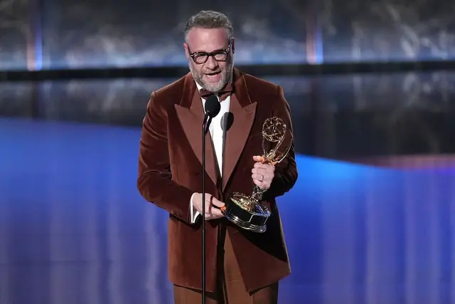Seth Rogen gehörte zu den Abräumern bei den Emmy Awards. | Foto: Chris Pizzello/Invision/AP/dpa
