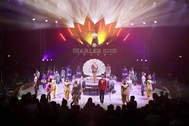 Foto: Zirkus CHARLES KNIE. Vom 15. bis 26. Oktober auf dem Volksfestplatz am Dutzendteich.