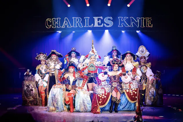 Foto: Zirkus CHARLES KNIE. Vom 15. bis 26. Oktober auf dem Volksfestplatz am Dutzendteich.