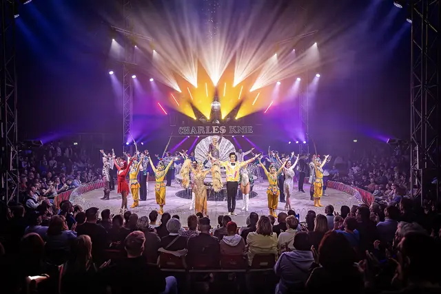 Foto: Zirkus CHARLES KNIE. Vom 15. bis 26. Oktober auf dem Volksfestplatz am Dutzendteich.