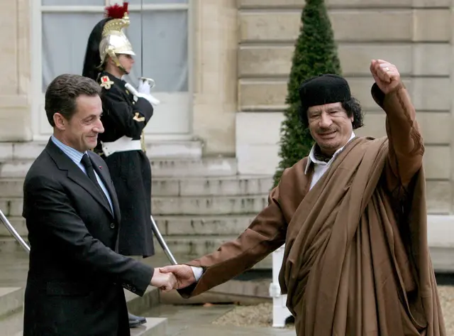 Die Staatsanwaltschaft hatte von einem Korruptionspakt zwischen Sarkozy und Gaddafi gesprochen. | Foto: epa Maya Vidon/EPA/dp