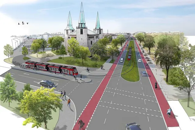 Visualisierung der neugestalteten Bayreuther Straße. | Foto: Verkehrsplanungsamt der Stadt Nürnberg