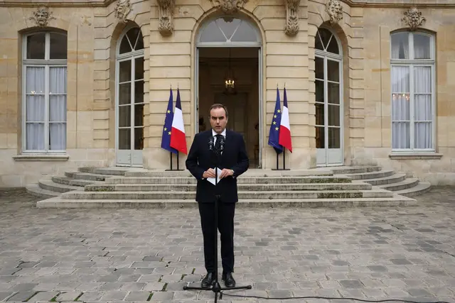 Rücktritt nach nur vier Wochen im Amt: Sébastien Lecornu. | Foto: Stephane Mahe/Reuters Pool/AP/dpa