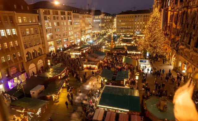 Der Münchner Christkindlmarkt dauert vom 24. November bis zum 24. Dezember. (Archivbild) | Foto: Peter Kneffel/dpa