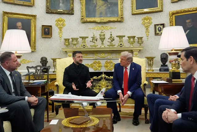 Trump und Selenskyj treffen sich an diesem Freitag erneut im Weißen Haus. (Archivbild) | Foto: Julia Demaree Nikhinson/AP/dpa