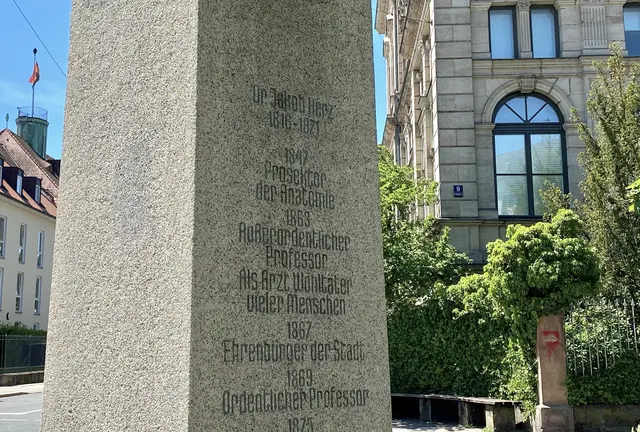 Gedenkstein Dr. Jakob Herz. | Foto: © Petra D. Kraus