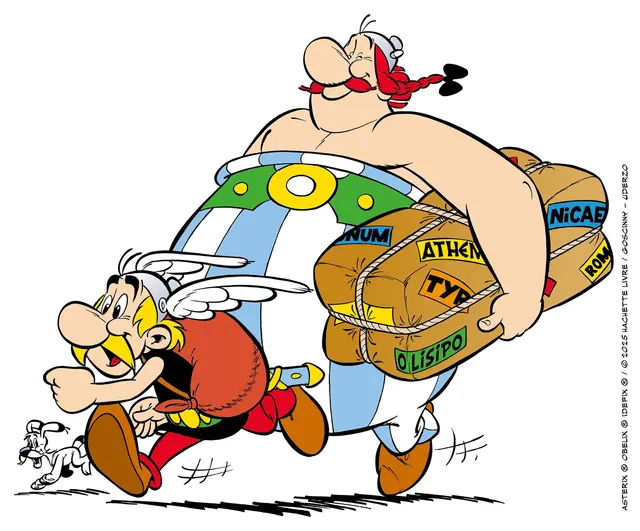 Asterix, Obelix und Idefix auf dem Weg nach Portugal.  | Foto: © Asterix (r) Obelix (r) Idefix (r) © 2025 Hachette Livre/Goscinny-Uderzo