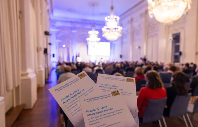 Festakt "70 Jahre Anwerbeabkommen" in der Münchner Residenz. | Foto: Bayerisches Innenministerium / Alexandra Beier